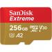 SanDisk 256GB Extreme Class 3 MicroSD Memory Card and Adapter 8SDSQXAV256GGN6