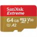 64GB Extreme Plus MicroSD UHS I Card 8SDSQXBZ064GGAACA