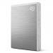 Seagate One Touch 500GB Silver Aluminium USB C Solid State Disk Drive with Seagate Rescue Data Recovery 8SESTKG500401
