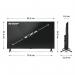 Sharp HD2225K 40 Inch 1920 x 1080 Pixels Full HD HDMI Roku Freely Smart TV 8SH10472071