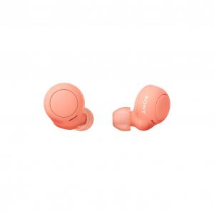 Sony WFC500D In Ear Truly Wireless Earbuds with Charging Case Coral