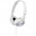 Sony MDR-ZX310AP Wired 3.5mm Connector White Folding Headphones 8SO10391072