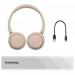 Sony WH-CH520 Headset Wireless Head-band Calls Music USB Type-C Bluetooth Beige 8SO10391086