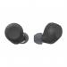 A sleek pair of black Sony WF-C710N truly wireless noise cancelling earbuds, featuring the iconic Sony logo on each bud. The headphones come in a compact charging case for on-the-go convenience.