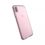 Presi Clear Pink Glitter iPhone XS Case