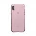 Pres Clear Pink Glitter iPhone X XS Case