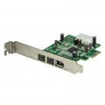 StarTech 3 Port 2b 1a PCI Express FireWire Card Adapter 8ST10010410