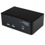 StarTech 2 Port Dual DVI USB KVM Switch with Audio and USB 2.0 Hub 8ST10010550