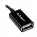 StarTech 4 Inch Micro USB to USB OTG Host Adapter Male to Female 