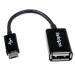 StarTech 4 Inch Micro USB to USB OTG Host Adapter Male to Female 8ST10018454