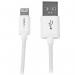 StarTech 1m USB to Lightning Apple MFi Certified Charging Cable White 8ST10022555