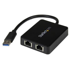 Image of StarTech.com USB 3.0 to Dual Port Gigabit Ethernet Adapter NIC with