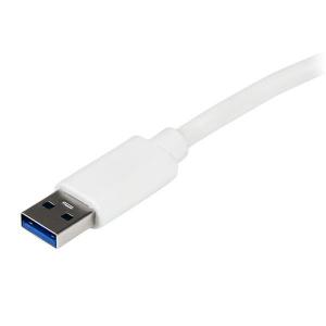 Image of StarTech.com USB 3.0 to Gigabit Ethernet Adapter NIC with USB Port