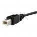 StarTech 3ft Panel Mount USB-B Female to USB-B Male Adapter Cable 8ST10025075