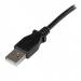 StarTech 2m USB 2.0 A to Left Angle B Black Cable