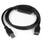 StarTech 3ft USB 3.0 to eSATA HDD SSD ODD Adapter Cable 8ST10033804