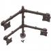 Startech Quad Monitor Arm Ergonomic VESA Articulating Height Adjustable