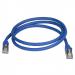 StarTech 1m Blue CAT6a Ethernet Cable - 10 Gigabit Shielded Snagless RJ45 100W PoE - 10GbE STP Network Cable with Strain Relief