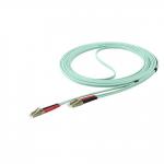 StarTech.com 5m Aqua Multimode 50/125 OM4 Duplex Multimode Fibre Optic Cable 8ST10164097