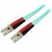 StarTech 5m Aqua Multimode 50125 OM4 Duplex Multimode Fibre Optic Cable 8ST10164097