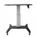 StarTech Mobile Standing Desk - Portable Sit Stand Ergonomic Height Adjustable Cart on Wheels