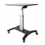 StarTech Mobile Standing Desk - Portable Sit Stand Ergonomic Height Adjustable Cart on Wheels 8ST10186423