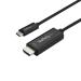 StarTech.com 1m USB C to HDMI Cable 4K 60Hz USB Type C to HDMI 2.0 Video Adapter Cable 8ST10186467