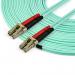 StarTech 15m LC UPC to LC UPC OM4 Multimode Fibre Optic Cable 