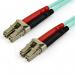 StarTech 7m LC UPC to LC UPC OM4 Aqua Multimode Fibre Optic Cable 8ST10270125