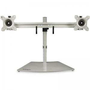 StarTech Free Standing Dual Monitor Desktop Stand for Two 24 Inch VESA