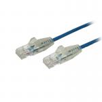 StarTech 3m CAT6 Slim Snagless RJ45 Connectors Blue Patch Cable 8ST10275954