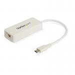 StarTech USB-C to Gigabit Ethernet Adapter with USB-A Port 8ST10277461