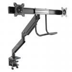 StarTech 17 to 32 Inch Display Desk Mount Dual Monitor Arm with USB and Audio 8ST10301131