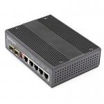 StarTech Industrial 6 Port Gigabit Ethernet Switch - 4 PoE RJ45 +2 SFP Slots 8ST10320907