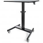 StarTech.com Portable Sit Stand Ergonomic Height Adjustable Cart on Wheels Maximum Weight 30kg 8ST10329175