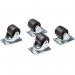 StarTech Heavy Duty Casters for Server Racks Cabinets - Set of 4 Universal M6 2 Inch Caster Kit 8ST10342147