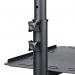 StarTech Mobile Projector and Laptop StandCart - Heavy Duty Height Adjustable Portable Projector Stand (2 Shelves; Holds 22lb10kg each) 8ST10347056