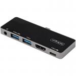 StarTech USB-C to 4K 60Hz HDMI 2.0 100W Power Delivery Pass-Through Charging 3-Port USB 3.0 Hub 8ST10349662