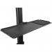 Startech Mobile Workstation with Monitor Mount CPU PC Holder Keyboard Tray Height Adjustable 8ST10352404