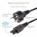 StarTech 3m Laptop Power Cord EU Schuko to C5 2.5A 250V 18AWG 