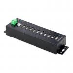 StarTech 10-Port Industrial USB 2.0 Rugged Hub with ESD Level 4 Protection 8ST10377576