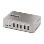 StarTech 10 Port USB-C Hub 8x USB-A and 2x USB-C Self-Powered with 65W Power Supply 8ST10379984