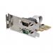 StarTech 2-Port PCI Express Serial Interface Card - Dual Port PCIe to RS232 DB9 Serial Card 16C1050 UART 