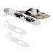 StarTech 2-Port PCI Express Serial Interface Card - Dual Port PCIe to RS232 DB9 Serial Card 16C1050 UART 