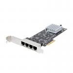 Startech 4 Port 2.5Gbps NBASE-T PCIe Network Card Intel I225-V 8ST10390554