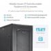 StarTech 4 Post 42U Server Rack Cabinet - 5.9 Inch to 36.4 Inch Adjustable Depth 8ST10399245