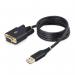 StarTech 1m USB to Null Modem Serial Adapter Cable Black 8ST10432048