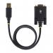 StarTech 1m USB to Null Modem Serial Adapter Cable Black 8ST10432048