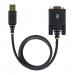 3m USB to Null Modem Black Serial Cable