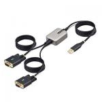 13ft 2 Port USB to RS232 Serial Adapter